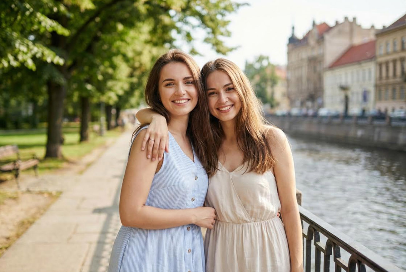 Nederlandse man en Oekraïense vrouw in een gelukkige relatie